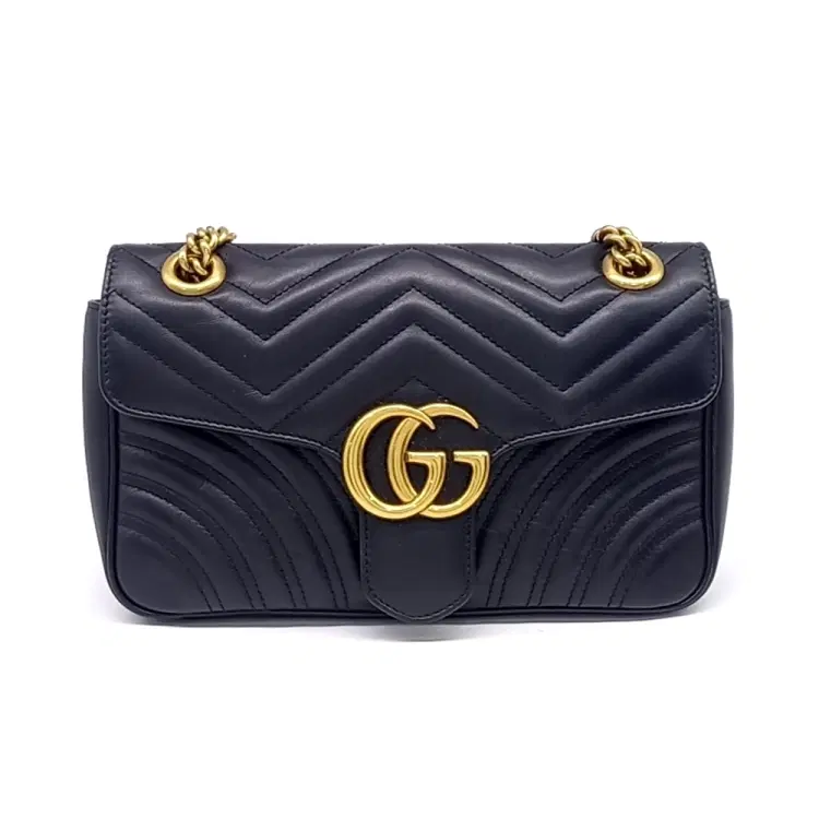 Gucci Marmont Matelasse Shoulder Bag (443497)-Hover-Image