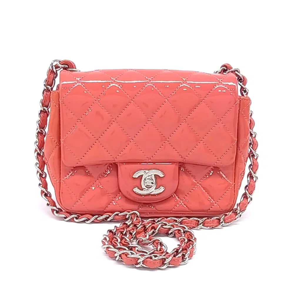 Chanel Patent Leather Petit Sac Crossbody Bag
