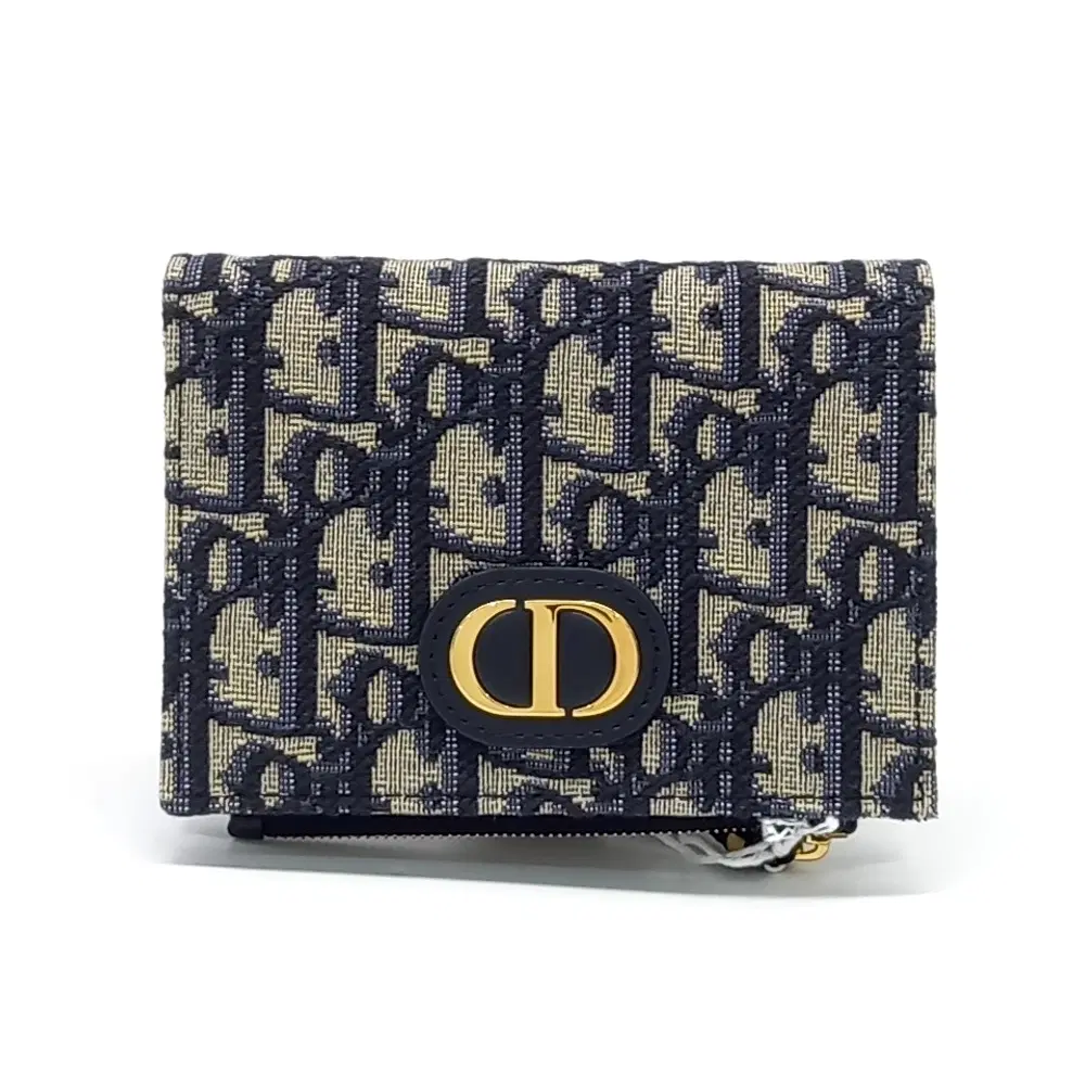 Christian Dior Oblique 30 Montaigne Dahlia Bi-Fold Wallet S2197Utzq