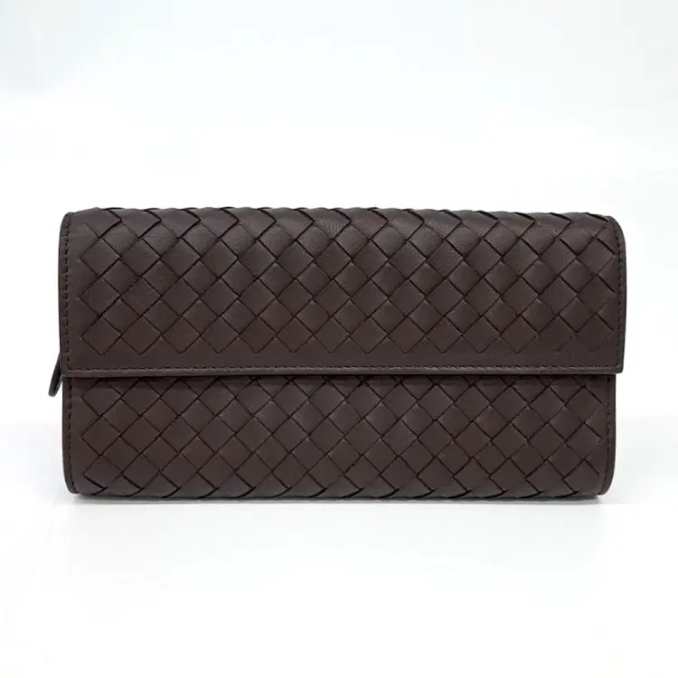 Bottega Veneta Woven Long Wallet-Hover-Image