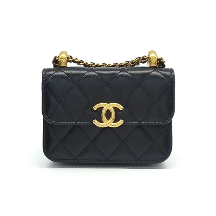 Chanel Golden Ball Chain Card Holder-Hover-Image