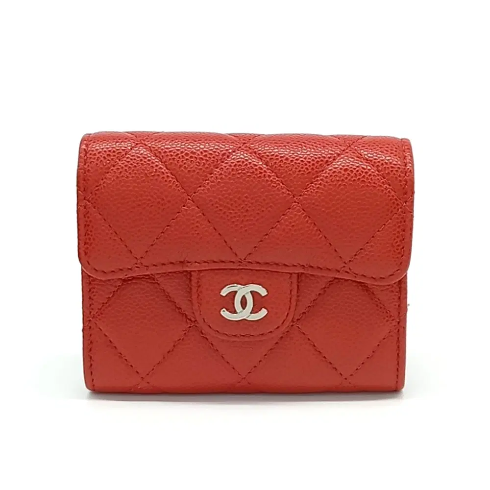 Chanel Caviar Chain Card Holder