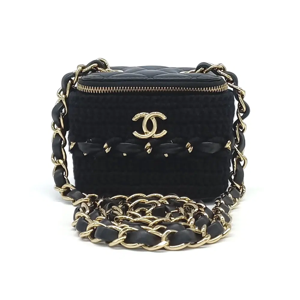 Chanel Crochet Vanity Mini Crossbody Bag