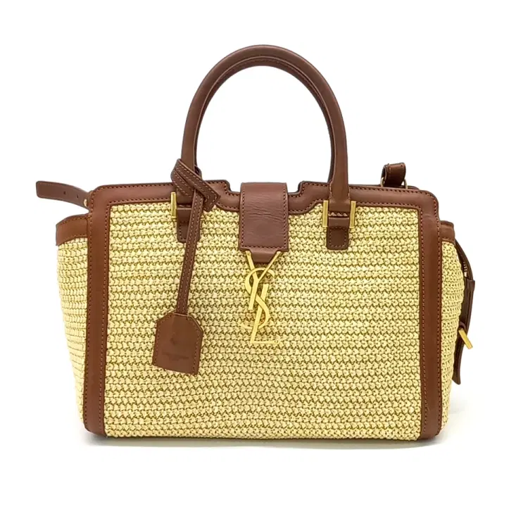 Saint Laurent Raffia New Cabas Chyc Baby (424868)-Hover-Image