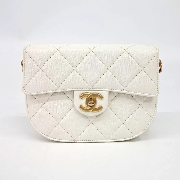 Chanel Half-Moon Chain Crossbody Bag-Hover-Image
