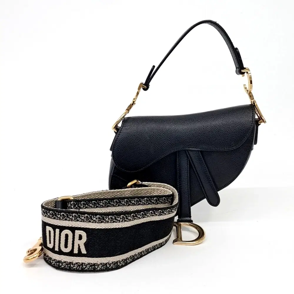 Christian Dior Mini Saddle Bag + Strap