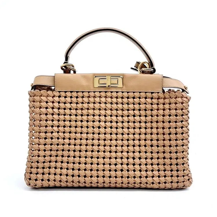 Fendi Interlace Peekaboo Medium (8BN290)-Hover-Image