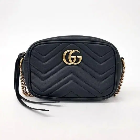 Gucci Marmont Matelassé Mini Crossbody (448065)-Hover-Image