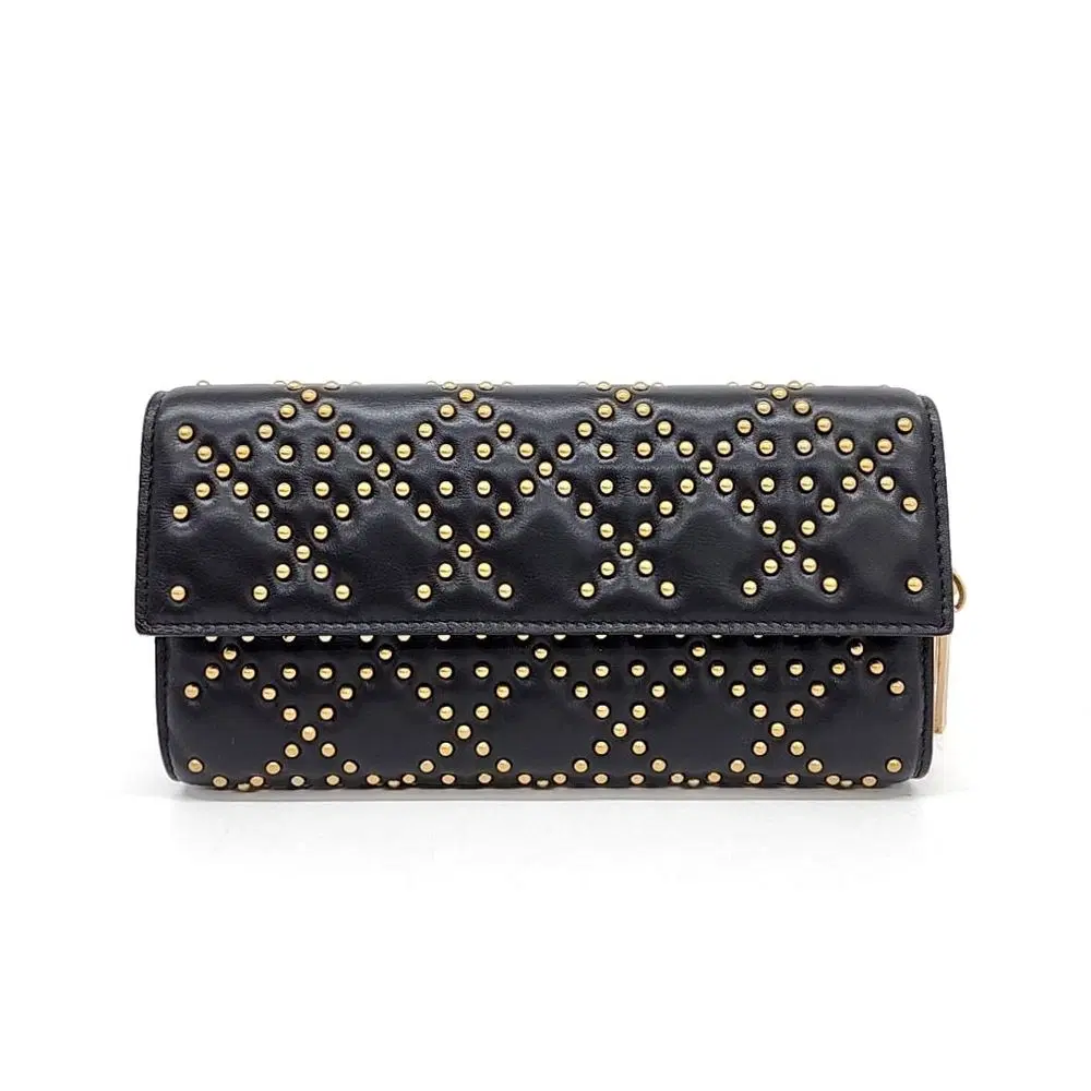 Dior Cannage Studded Clutch & Crossbody Bag