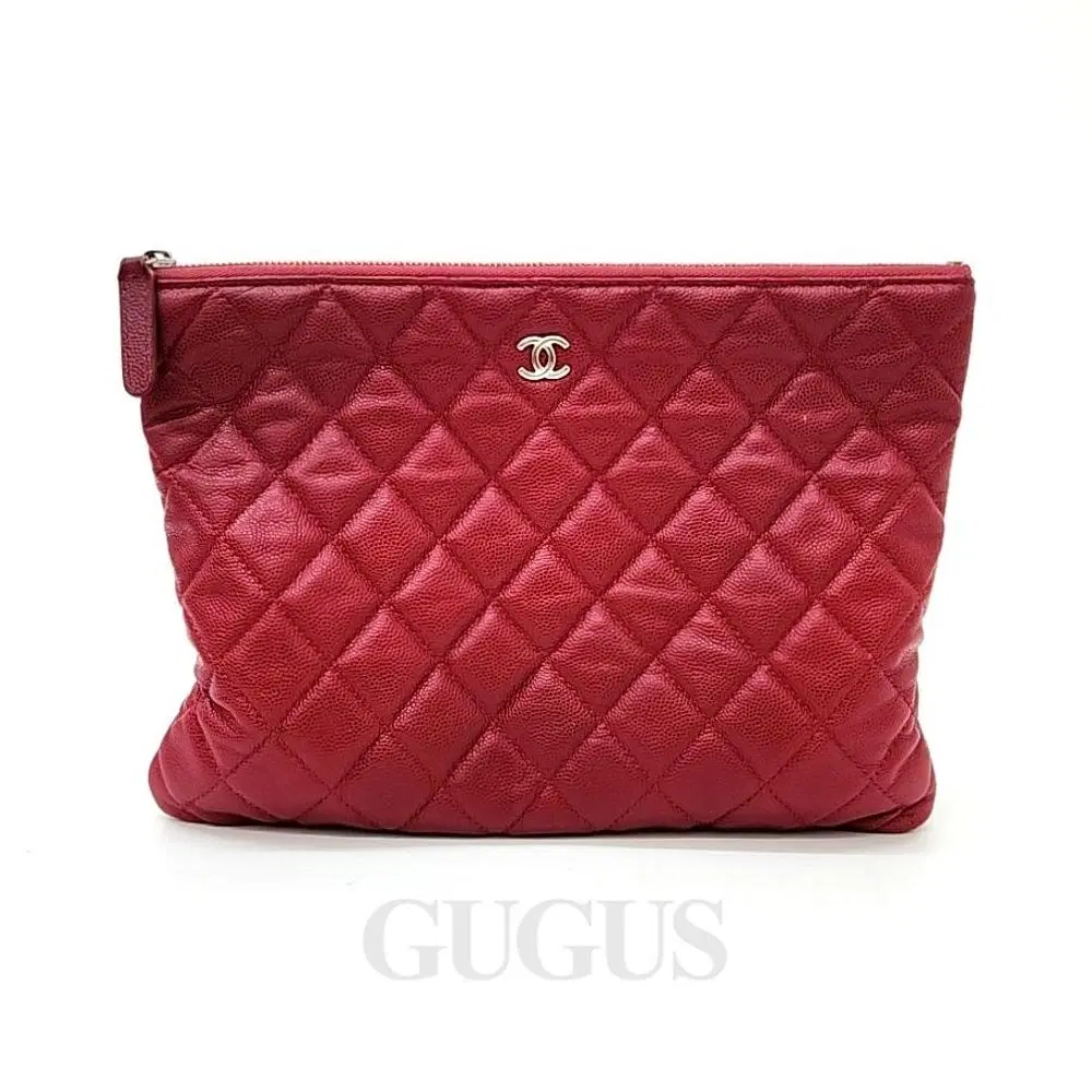 Chanel Caviar Clutch New Medium