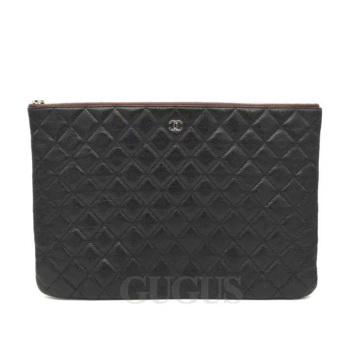 Chanel Caviar Clutch Large-Hover-Image