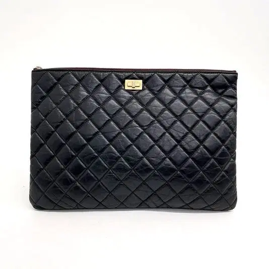 Chanel Vintage 2.55 Clutch Large