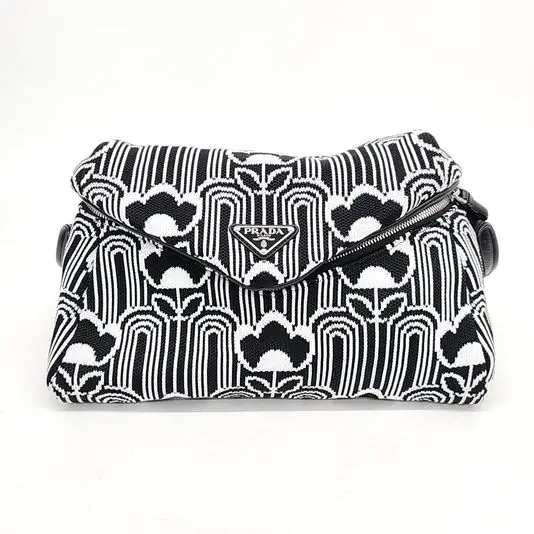 Prada Jacquard Shoulder Bag (1BC165)