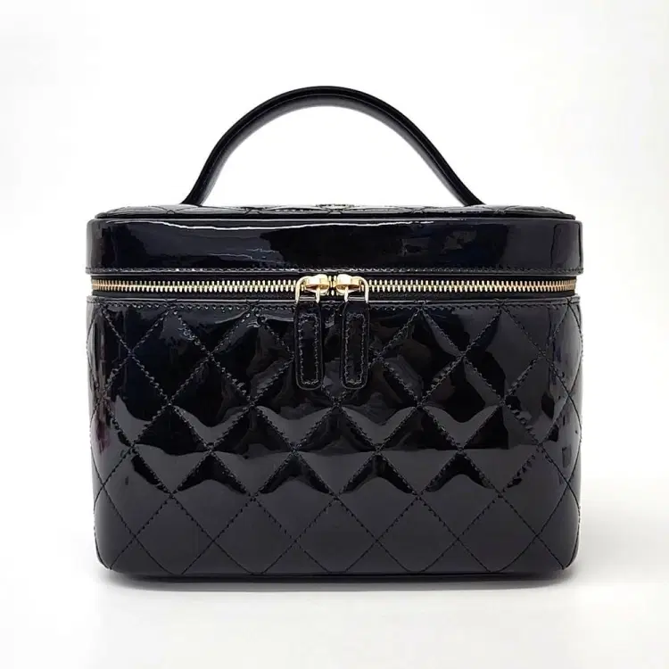 Chanel Patent Cosmetic Bag-Hover-Image