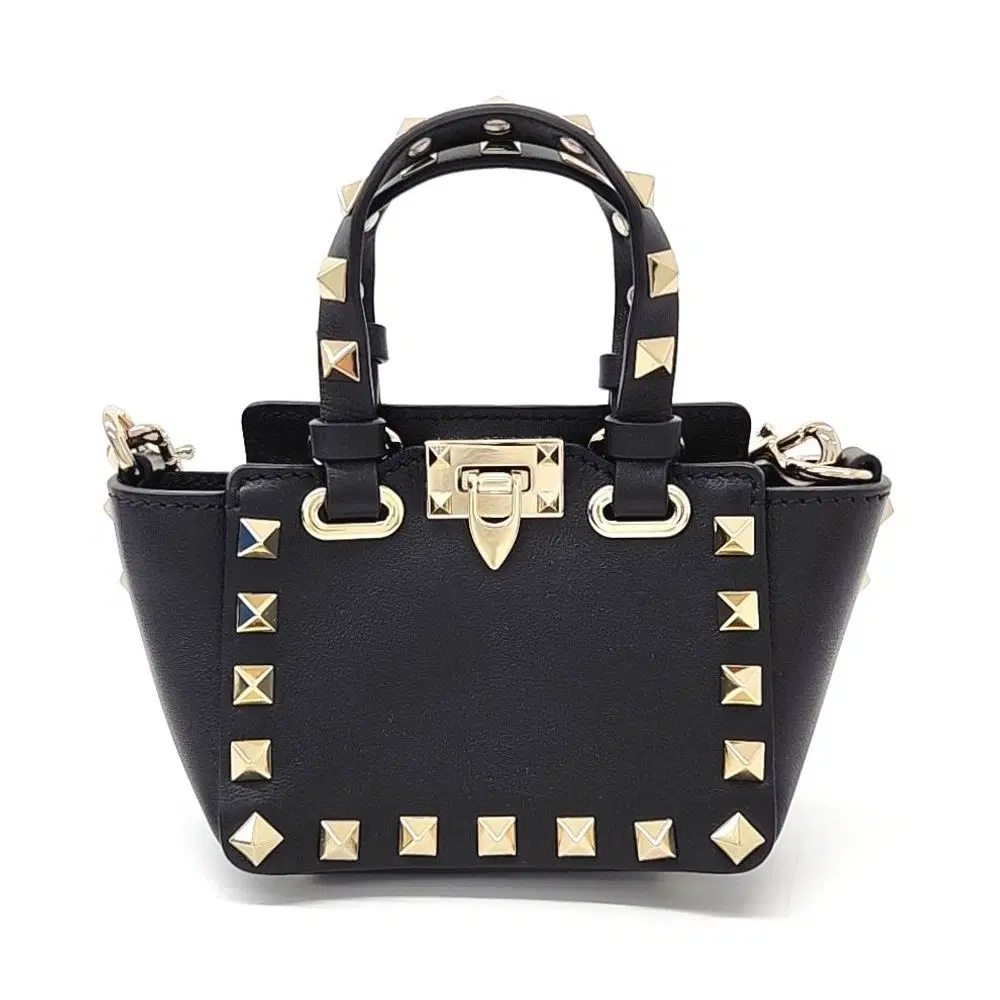 Valentino Rockstud Micro Tote & Crossbody Bag