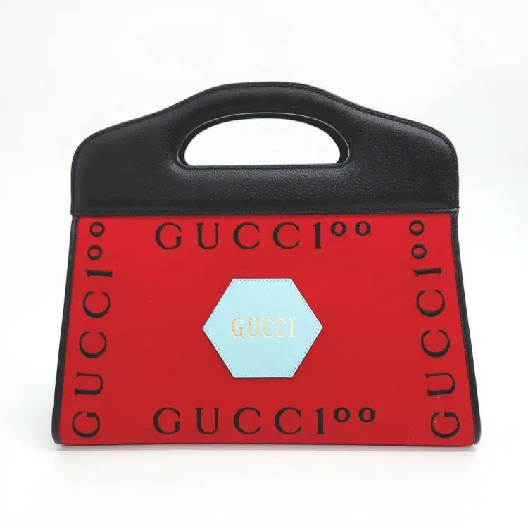 Gucci 100th Anniversary Tote and Shoulder Bag (676310)-Hover-Image