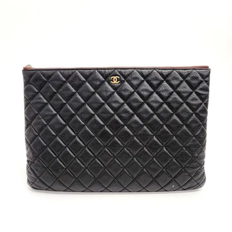 Chanel Caviar Clutch Large-Hover-Image