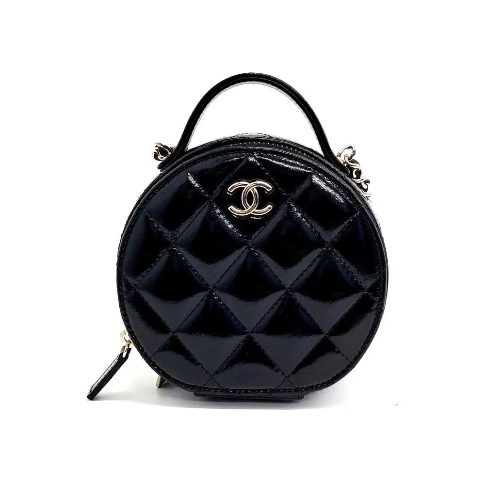 Chanel Top Handle Round Crossbody Bag AP2940