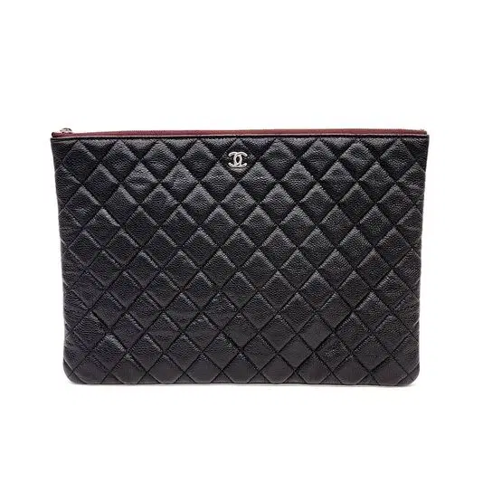 Chanel Caviar Clutch Large
