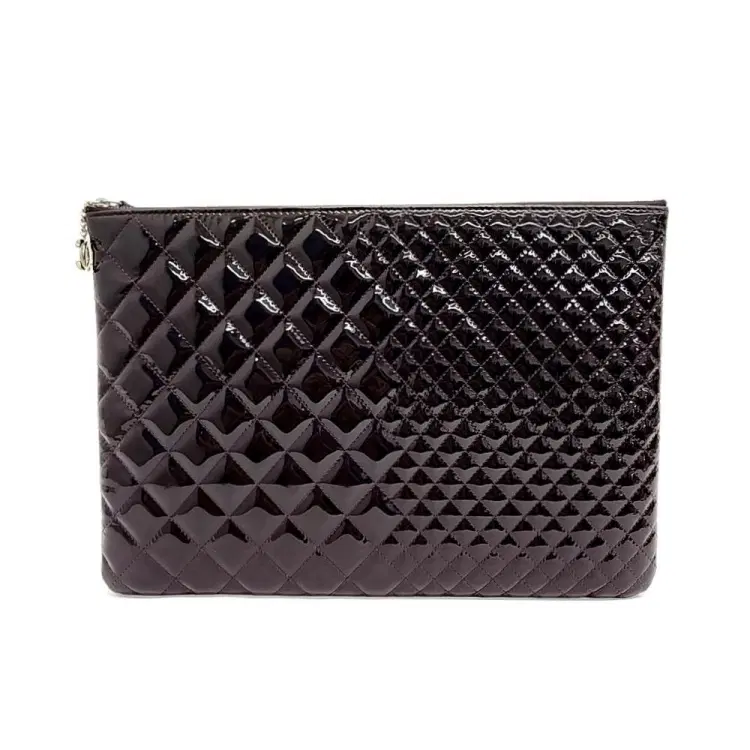 Chanel Patent Clutch Large A82523-Hover-Image