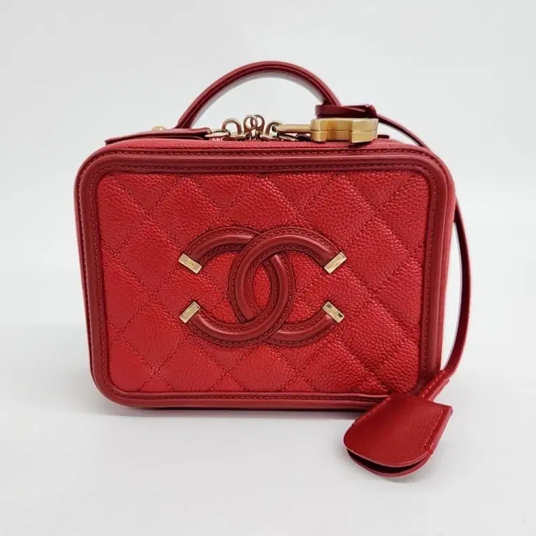 Chanel Caviar Mini Cosmetic Tote and Crossbody Bag-Hover-Image