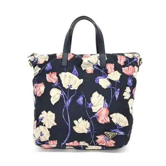 Prada Fabric Tote and Shoulder Bag