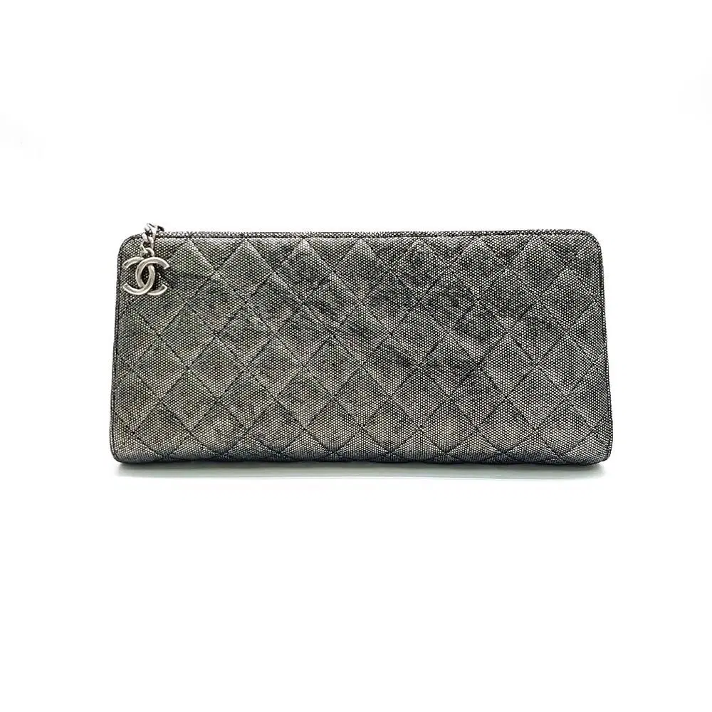 Chanel Metallic Clutch