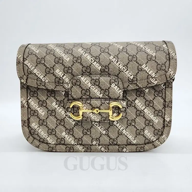Gucci X Balenciaga Hacker Project 1955 Horsebit Shoulder Bag (602204)-Hover-Image