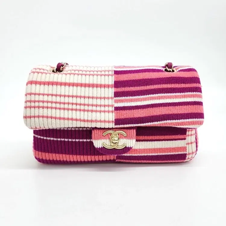 Chanel Fabric Chain Shoulder Bag-Hover-Image