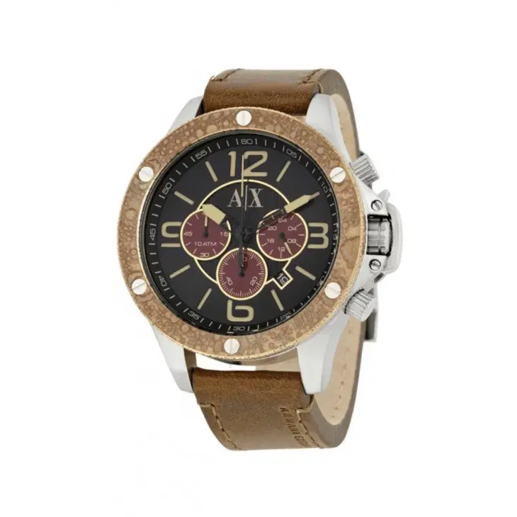 ARMANI EXCHANGE Quartz Watch for Men, Brown, AX1518
