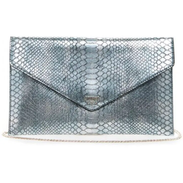 Guess Clutch Bag for Women - Leather, Silver - MS669228-Hover-Image