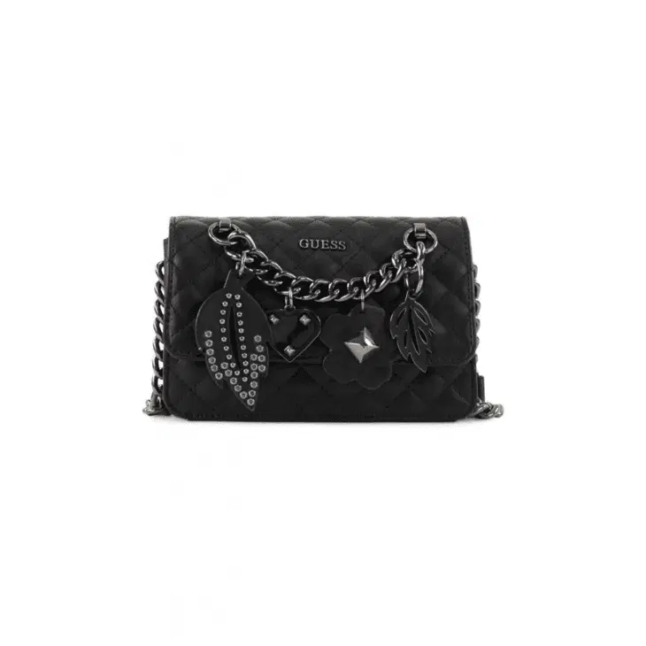 Guess Crossbody Bag for Women , Black , VN677978