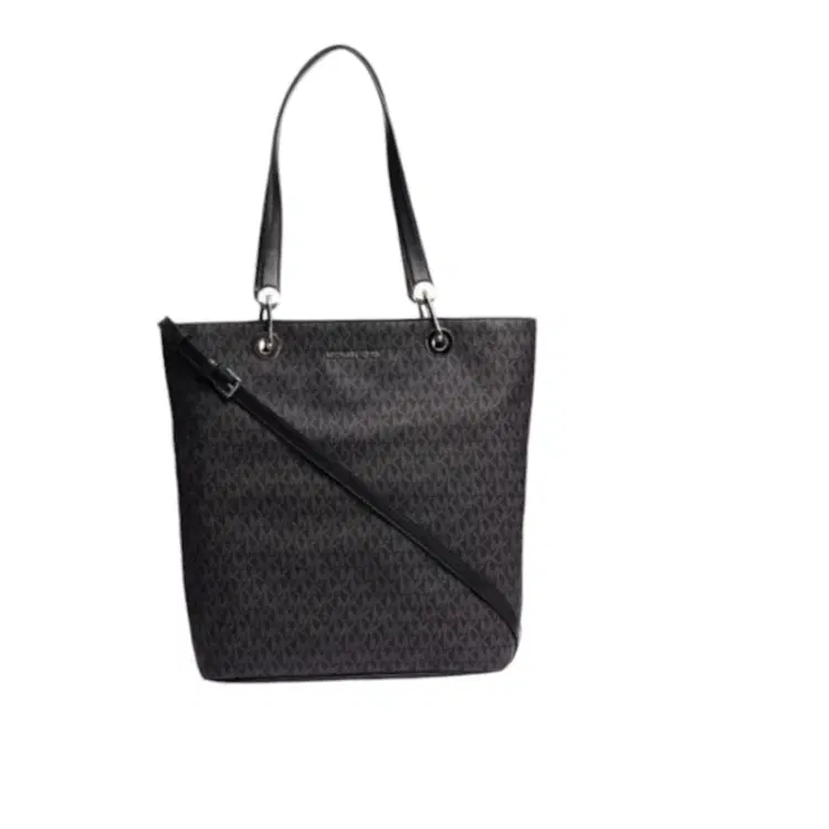 Michael Kors Raven Black Monogram Tote Bag for Women-Hover-Image