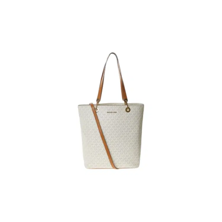 Michael Kors Raven Monogram Vanilla Tote Bag for Women-Hover-Image
