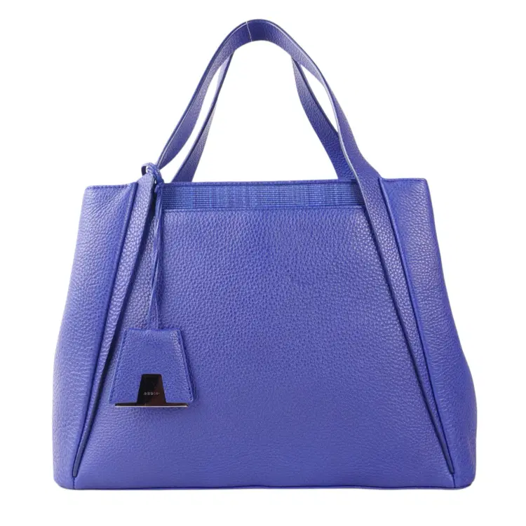 Akris Blue Leather Bag-Hover-Image