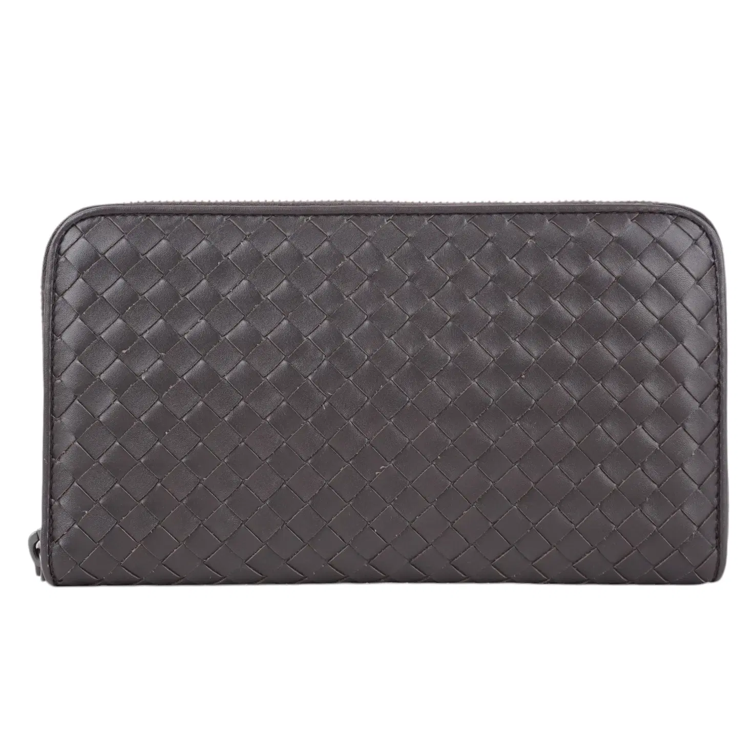 Bottega Veneta Intrecciato Nappa Zip Around Long Wallet