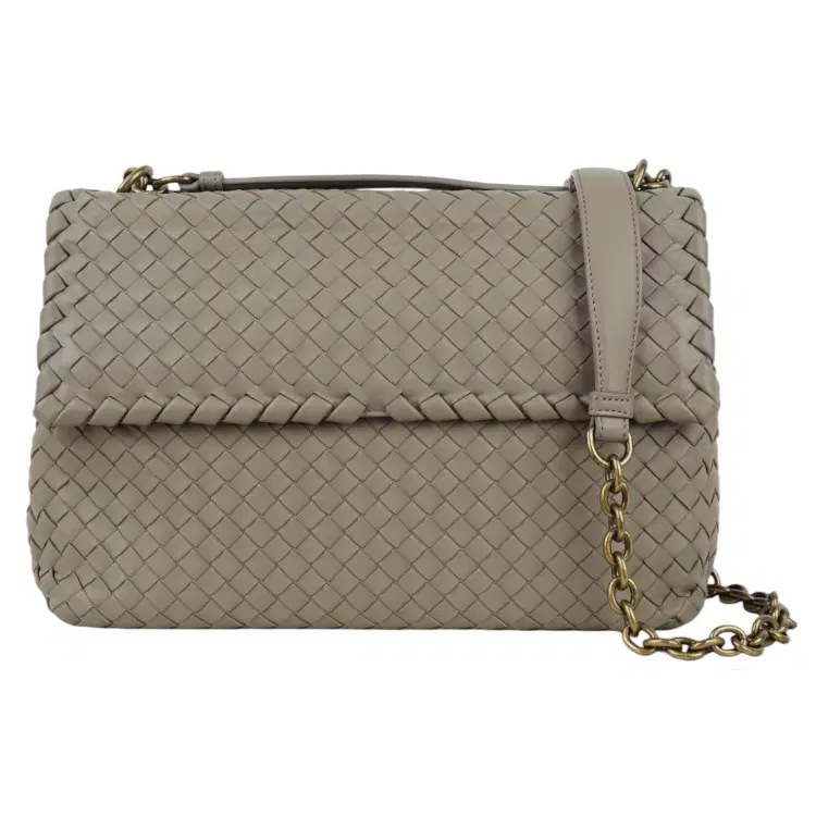 Bottega Veneta Intrecciato Leather Olimpia Shoulder Bag-Hover-Image