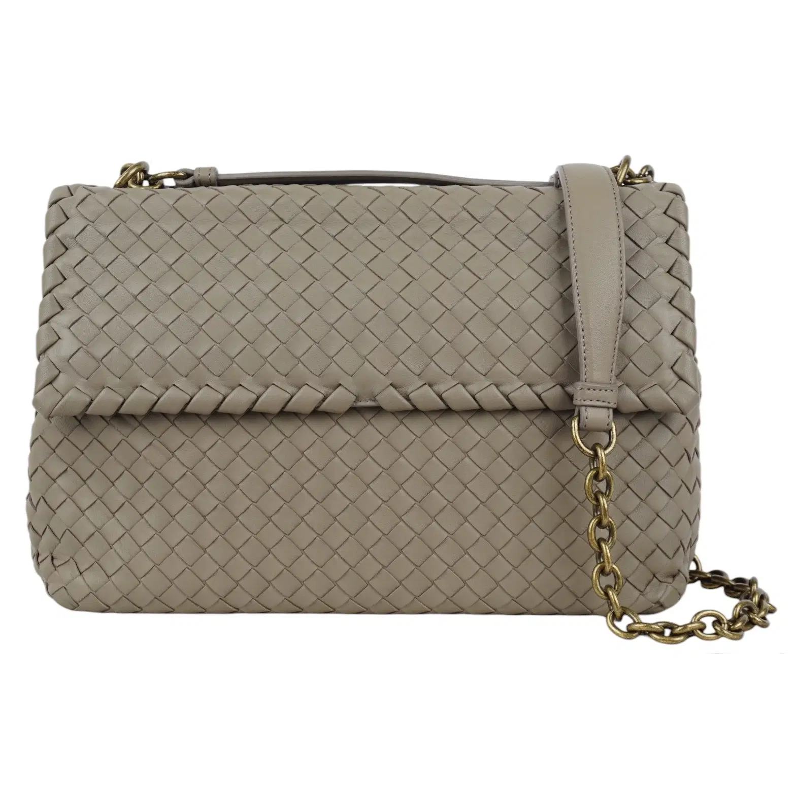 Bottega Veneta Intrecciato Leather Olimpia Shoulder Bag