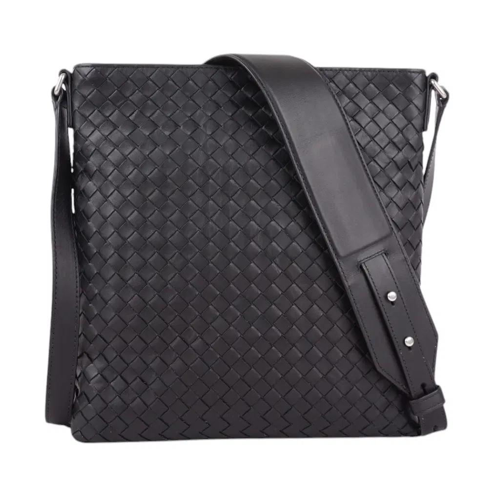 Bottega Veneta Black Messenger Bag