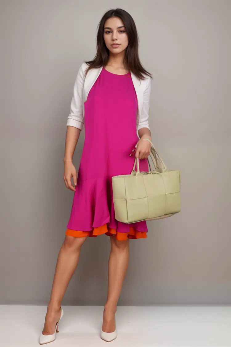 Bottega Veneta Mini Arco Tote Bag with Detachable Strap in Beige-Hover-Image