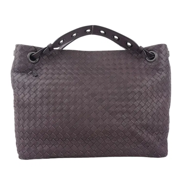 Bottega Veneta Dark Brown Hobo Bag-Hover-Image