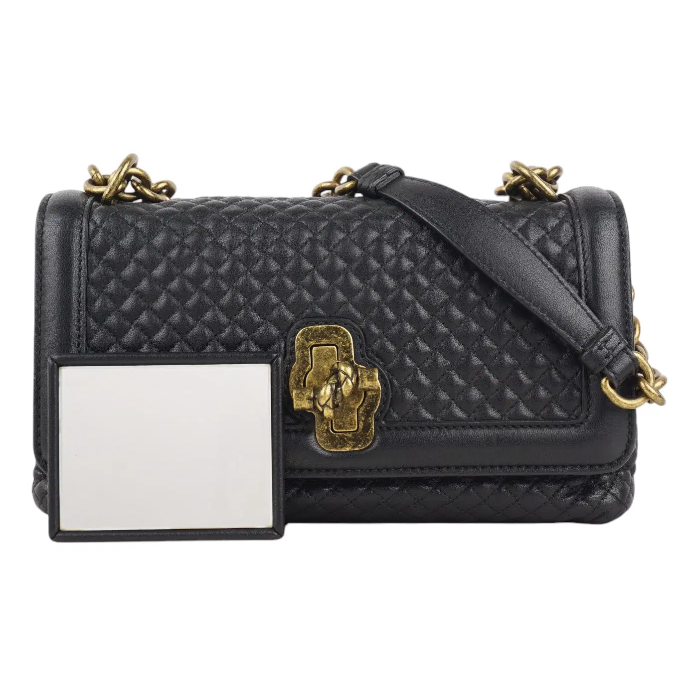 Bottega Veneta Women's Olimpia Knot Intrecciato Woven Shoulder Bag In Black