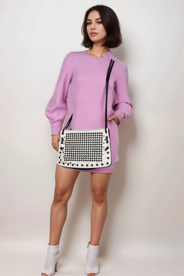 Bottega Veneta Intrecciato Weave Palio Crossbody Bag-Hover-Image