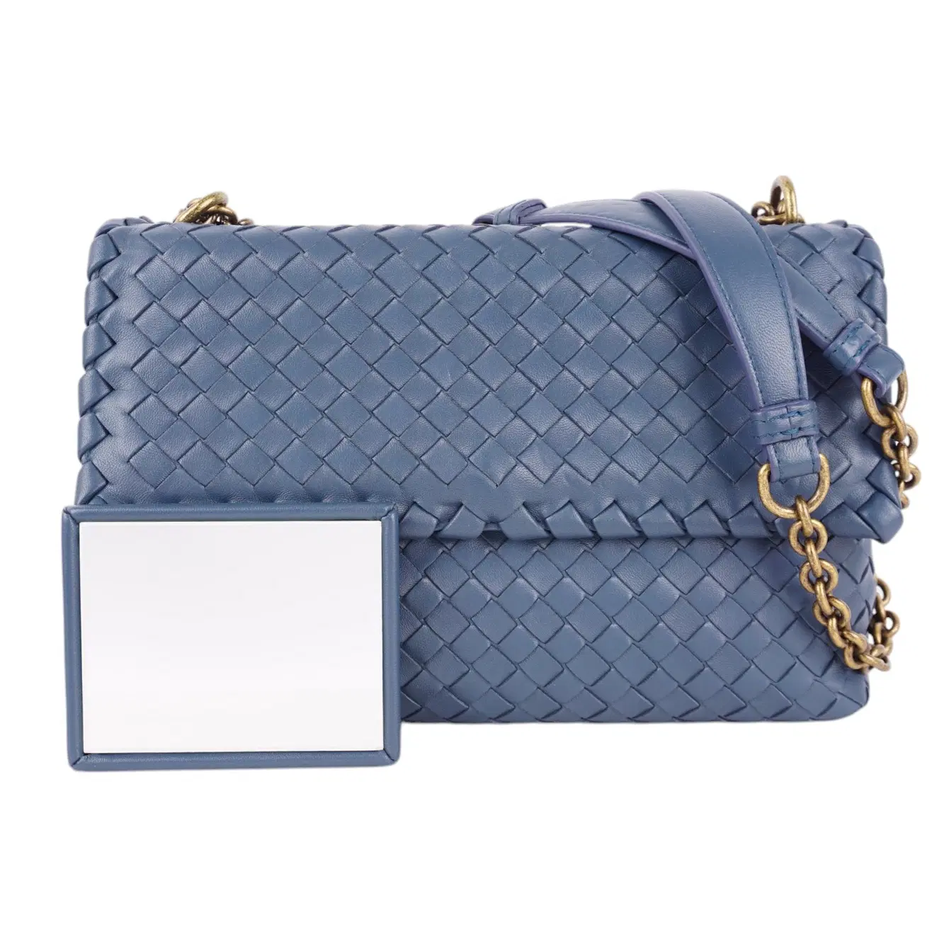 Bottega Veneta Intrecciato Leather Olympia Shoulder Bag