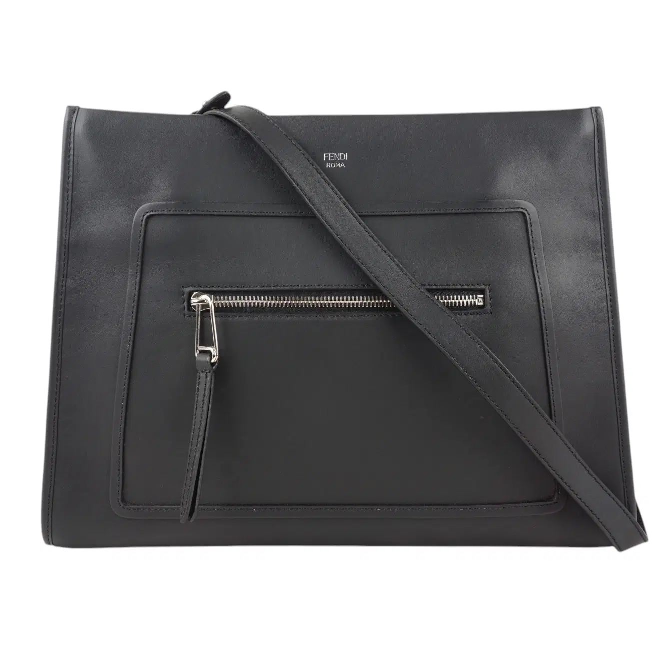 Fendi Black Runaway Bag Leather Black