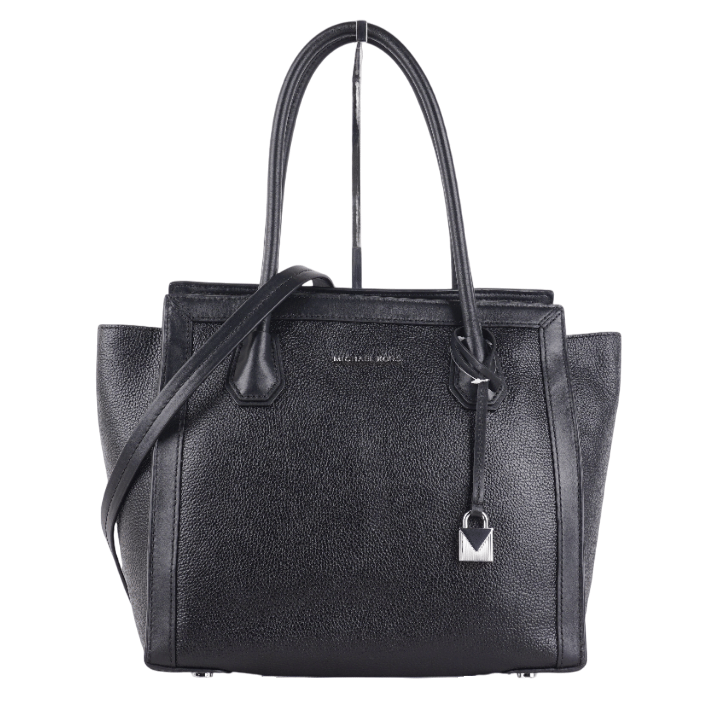 Michael Kors Black Mercer Studio Large Satchel