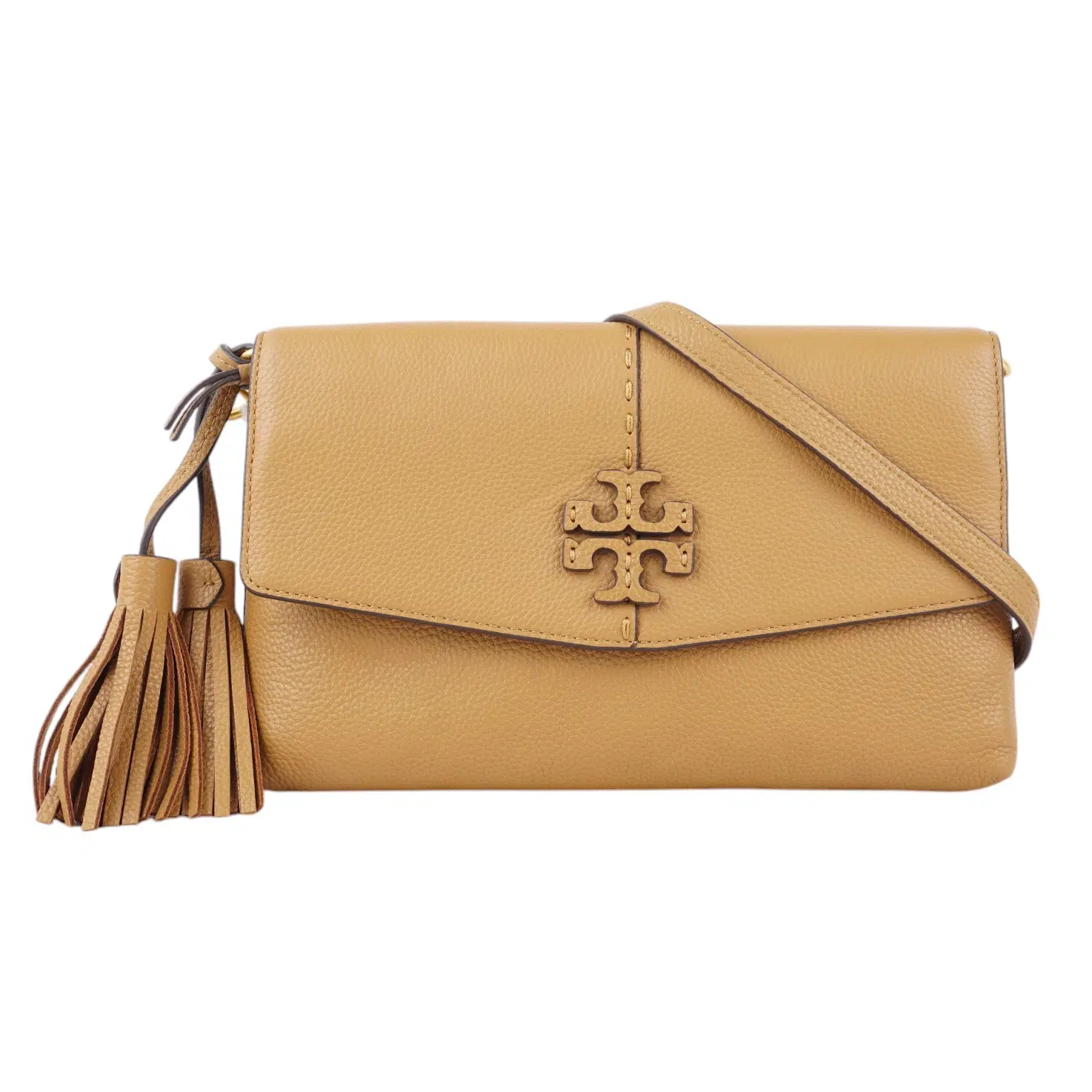 Tory Burch Tassel Accented Leather Crossbody Bag