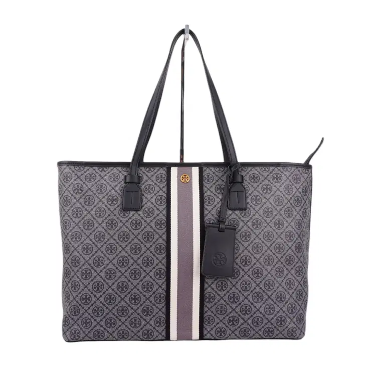 Tory Burch T Monogram Coated Canvas Tote-Hover-Image