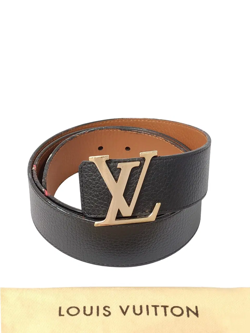 Louis Vuitton LV Initiales Reversible Taurillon Leather Belt