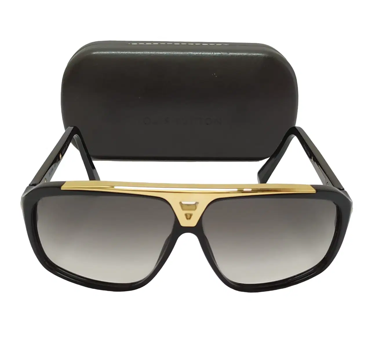 Louis Vuitton Z0350W Black Acetate Frame Evidence Sunglasses and